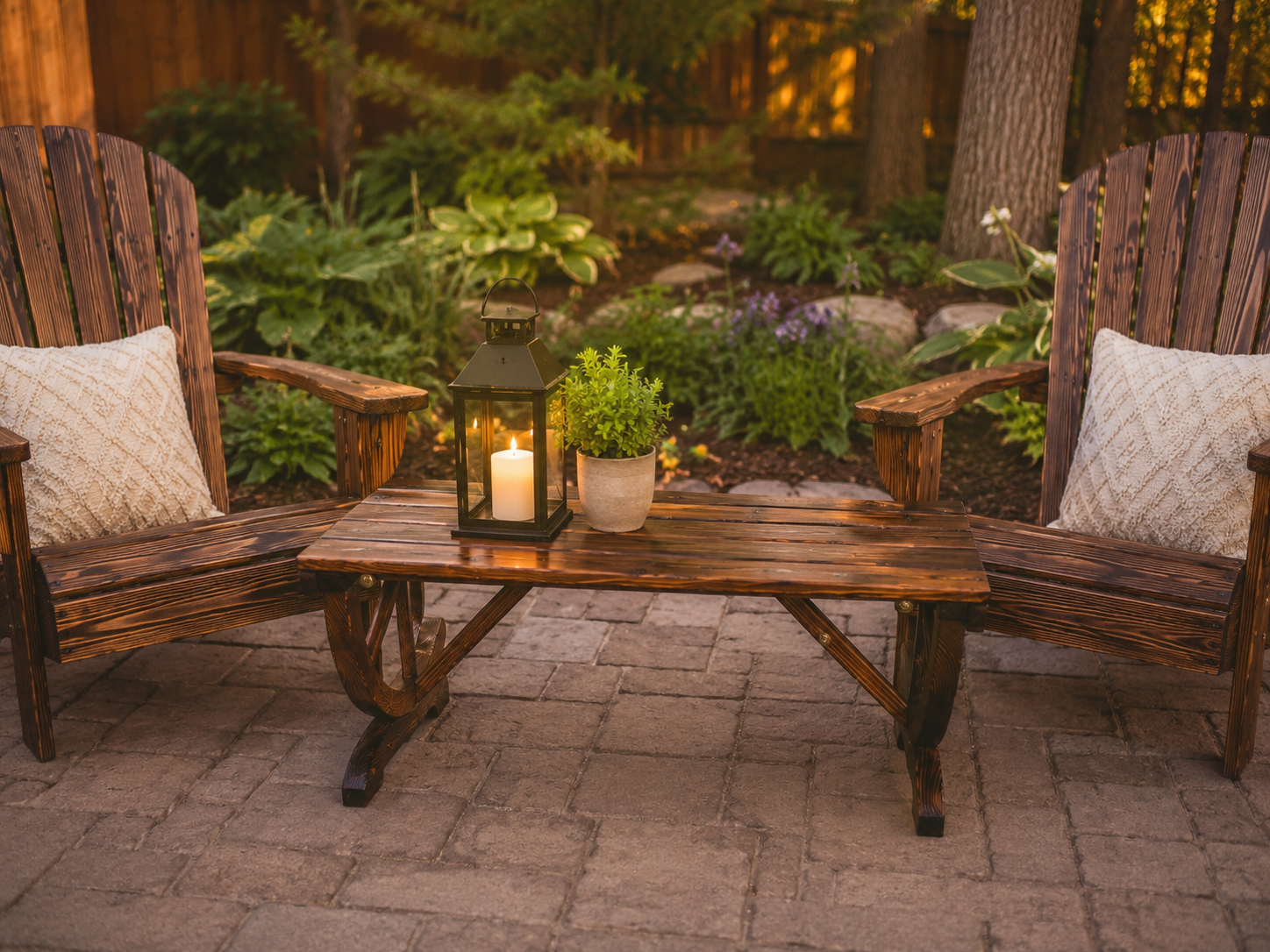 Handcrafted Rustic Wood Bench / Garden bench / Coffee Table