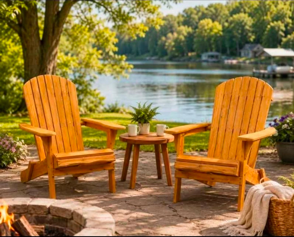 Classic Colorado folding Adirondack chairs