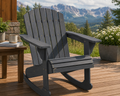 Beautiful Solid Wood Adirondack Rocking Chairs – Comfortable, Sturdy, and Ready for Your Patio